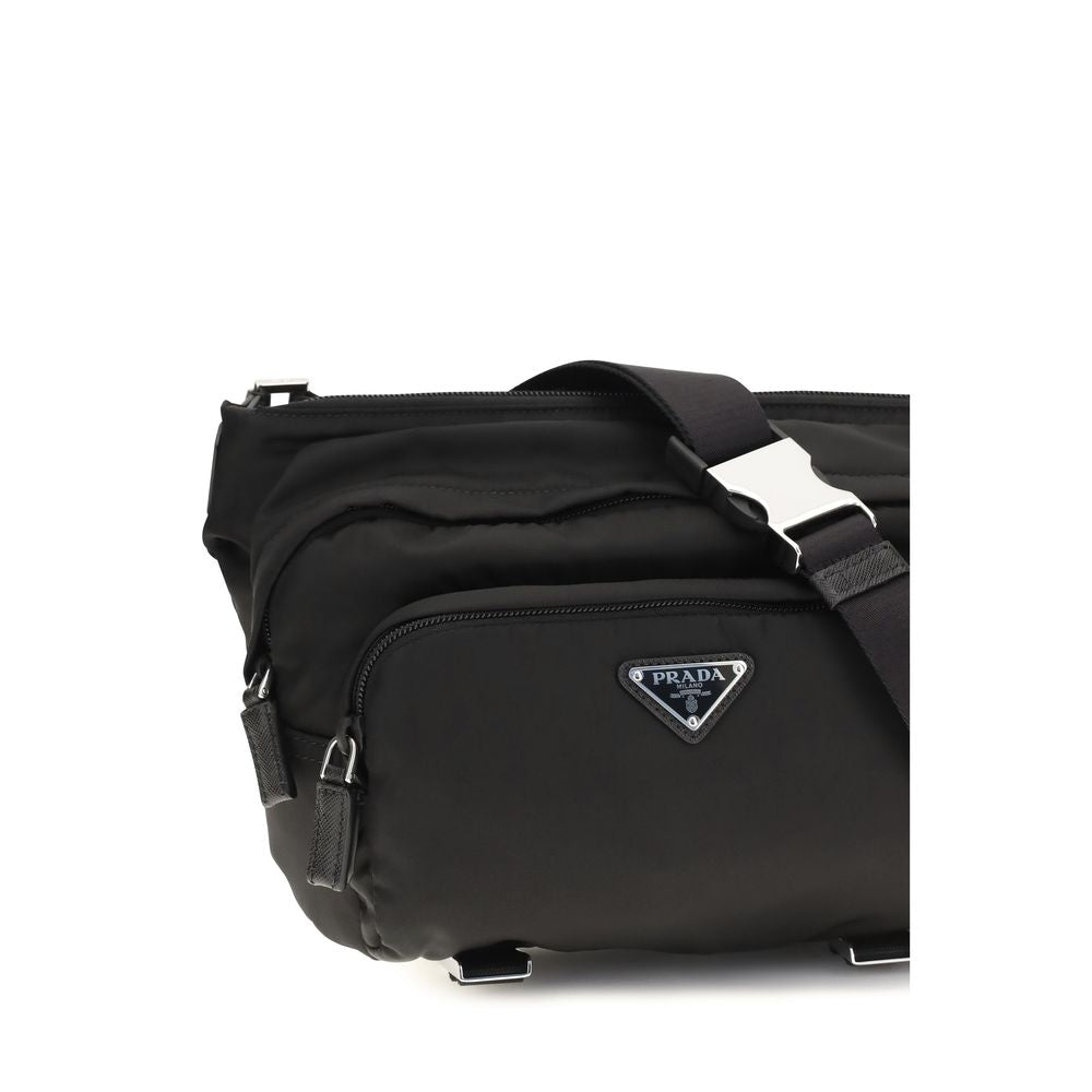 Prada Black Nylon Shoulder Bag