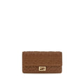 Fendi Brown Calf Leather Bos Taurus Wallet