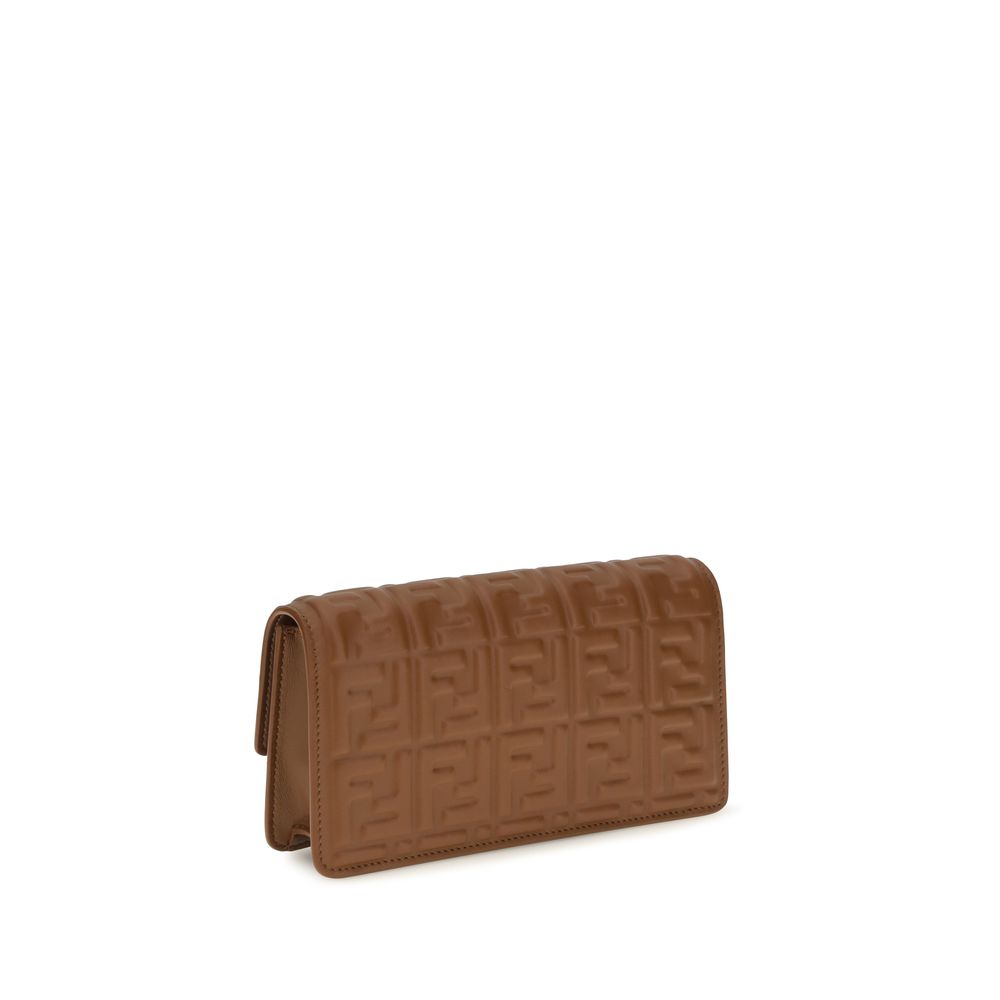 Fendi Brown Calf Leather Bos Taurus Wallet