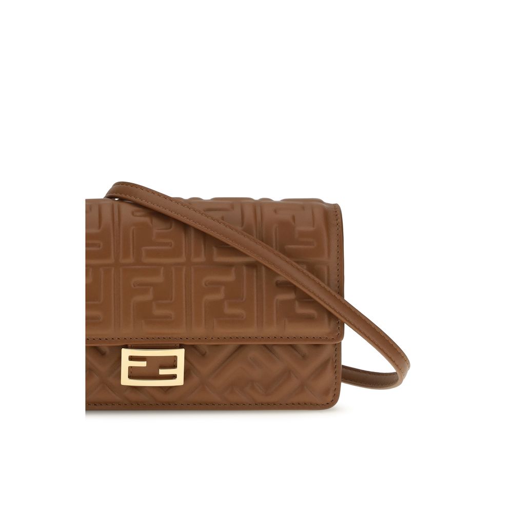 Fendi Brown Calf Leather Bos Taurus Wallet