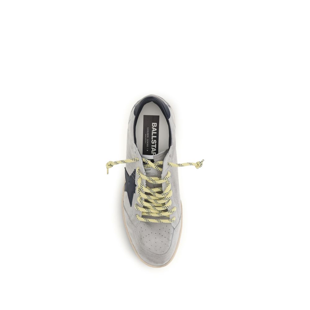 Golden Goose Gray Calf Leather Bos Taurus Sneakers
