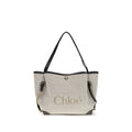 Chloé Gray Cotton Shoulder Bag
