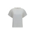 Brunello Cucinelli White Cotton T-Shirt