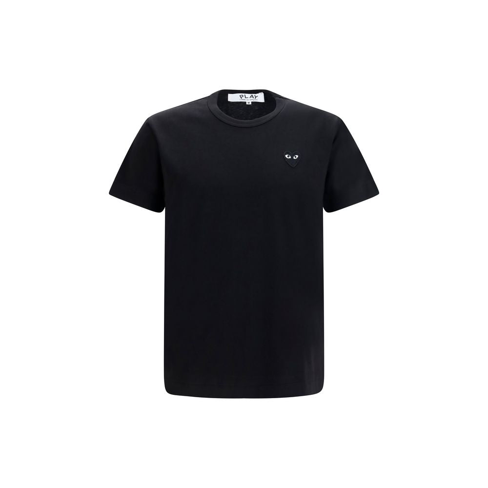 Comme Des Garçons Play Black Cotton T-Shirt