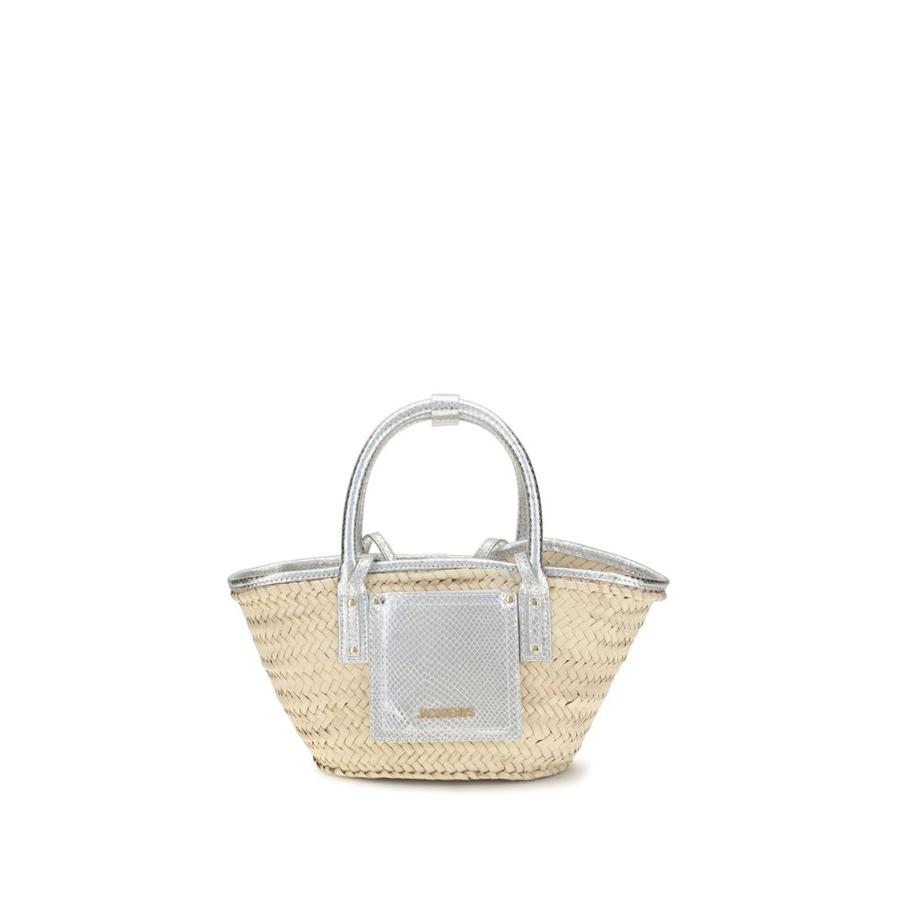Jacquemus Beige Raffia Handbag
