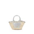 Jacquemus Beige Raffia Handbag