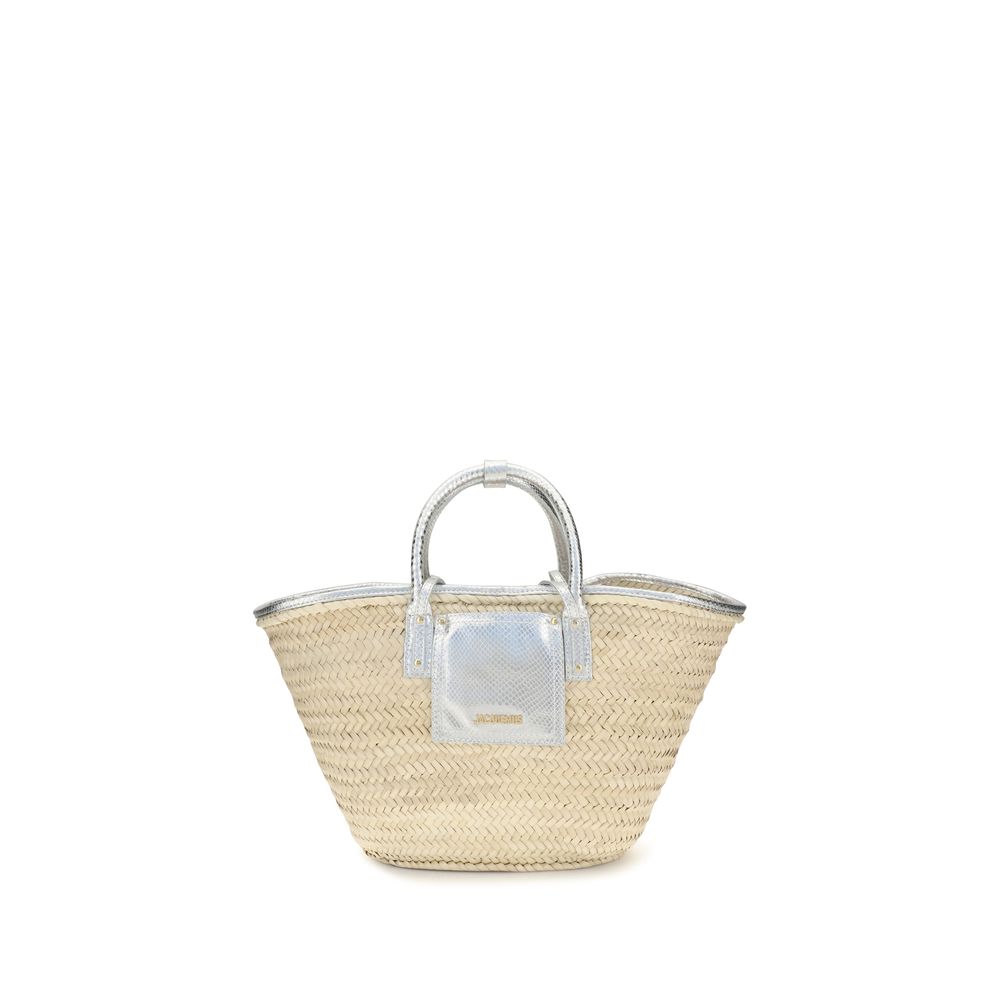 Jacquemus Beige Raffia Shoulder Bag