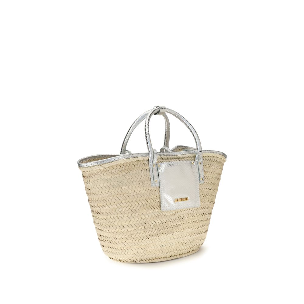 Jacquemus Beige Raffia Shoulder Bag