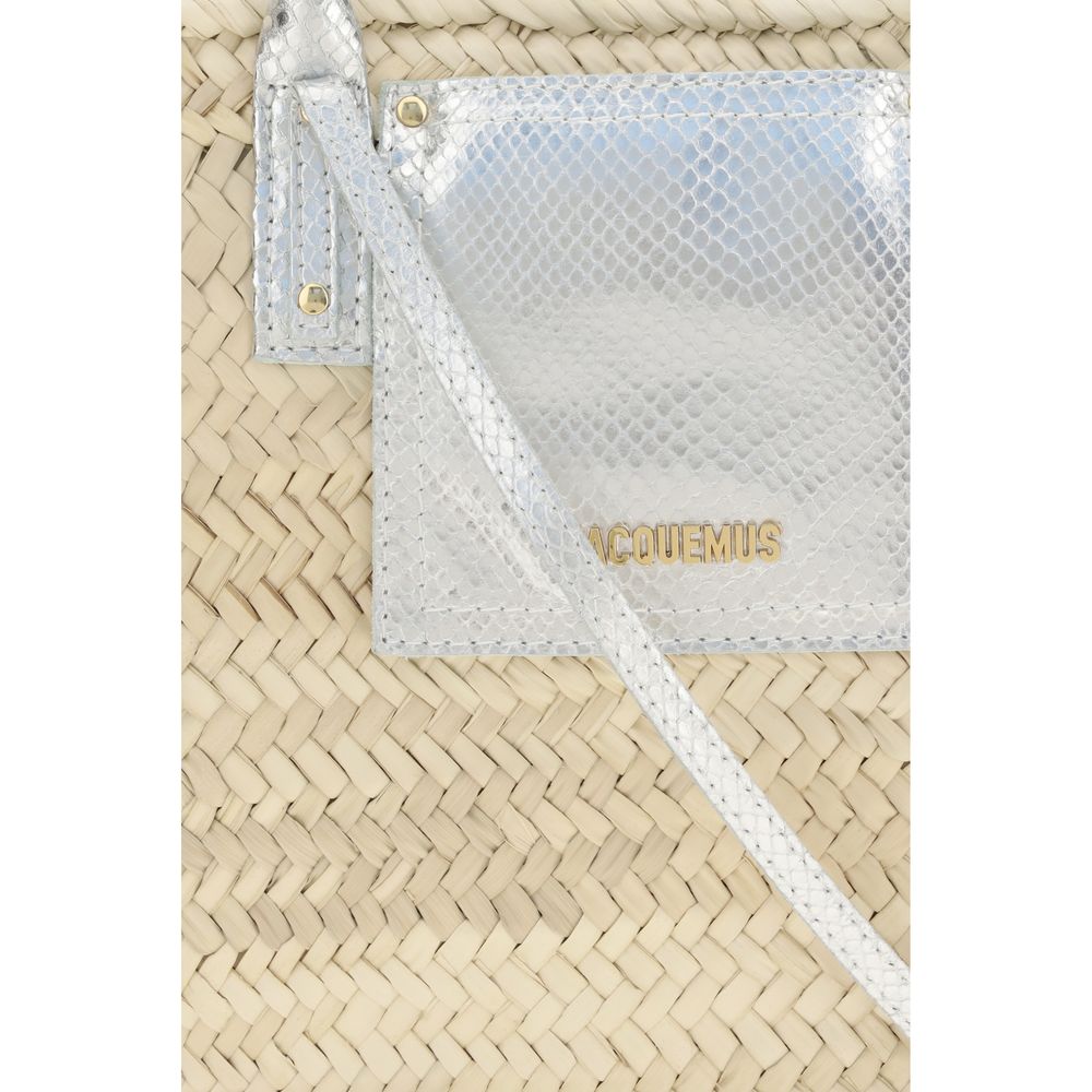 Jacquemus Beige Raffia Shoulder Bag