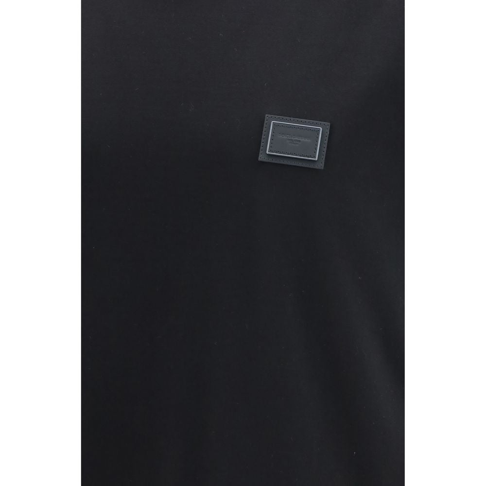 Dolce & Gabbana Black Cotton T-Shirt