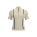 Versace Beige Cotton Polo Shirt