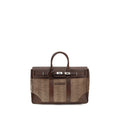 Brunello Cucinelli Brown Calf Leather Bos Taurus Luggage And Travel