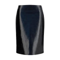 Courrèges Bordeaux Cotton Midi Skirt