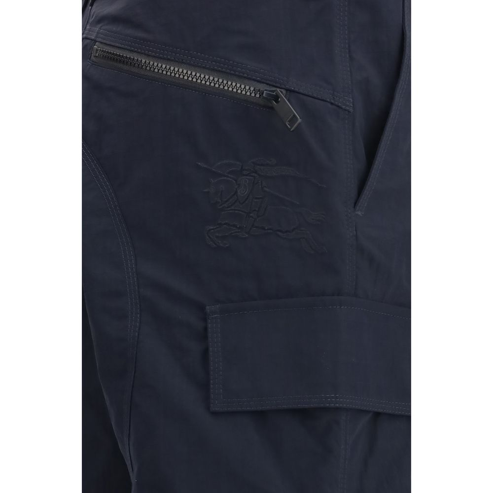 Burberry Blue Polyamide Cargo Pants