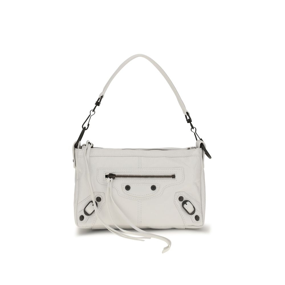 Balenciaga White Lamb Ovis Aries Aries Shoulder Bag