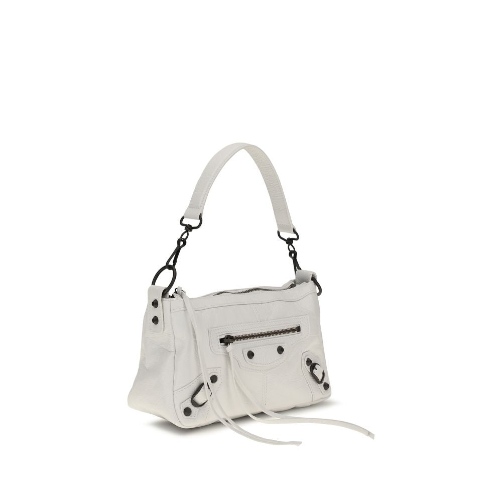 Balenciaga White Lamb Ovis Aries Aries Shoulder Bag