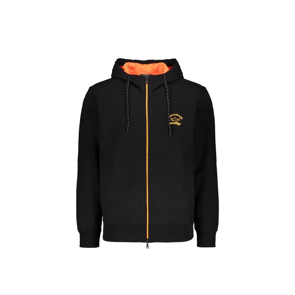 Paul & Shark Black Cotton Sweatshirt