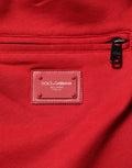 Dolce & Gabbana Red DG Logo Cotton Jogger Men Sweatpants Pants