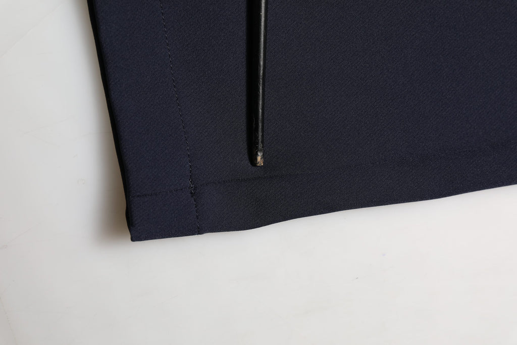 Dolce & Gabbana Dark Blue Drawstring Nylon Jogger Sweatpants Pants