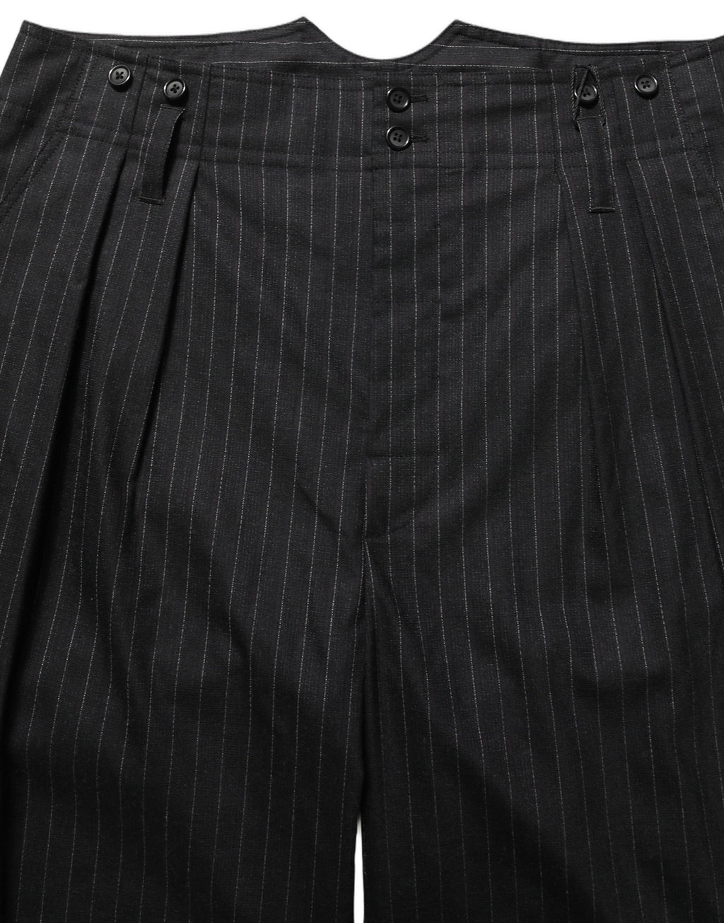 Dolce & Gabbana Black Pinstripe Wool Men Dress Trouser Pants