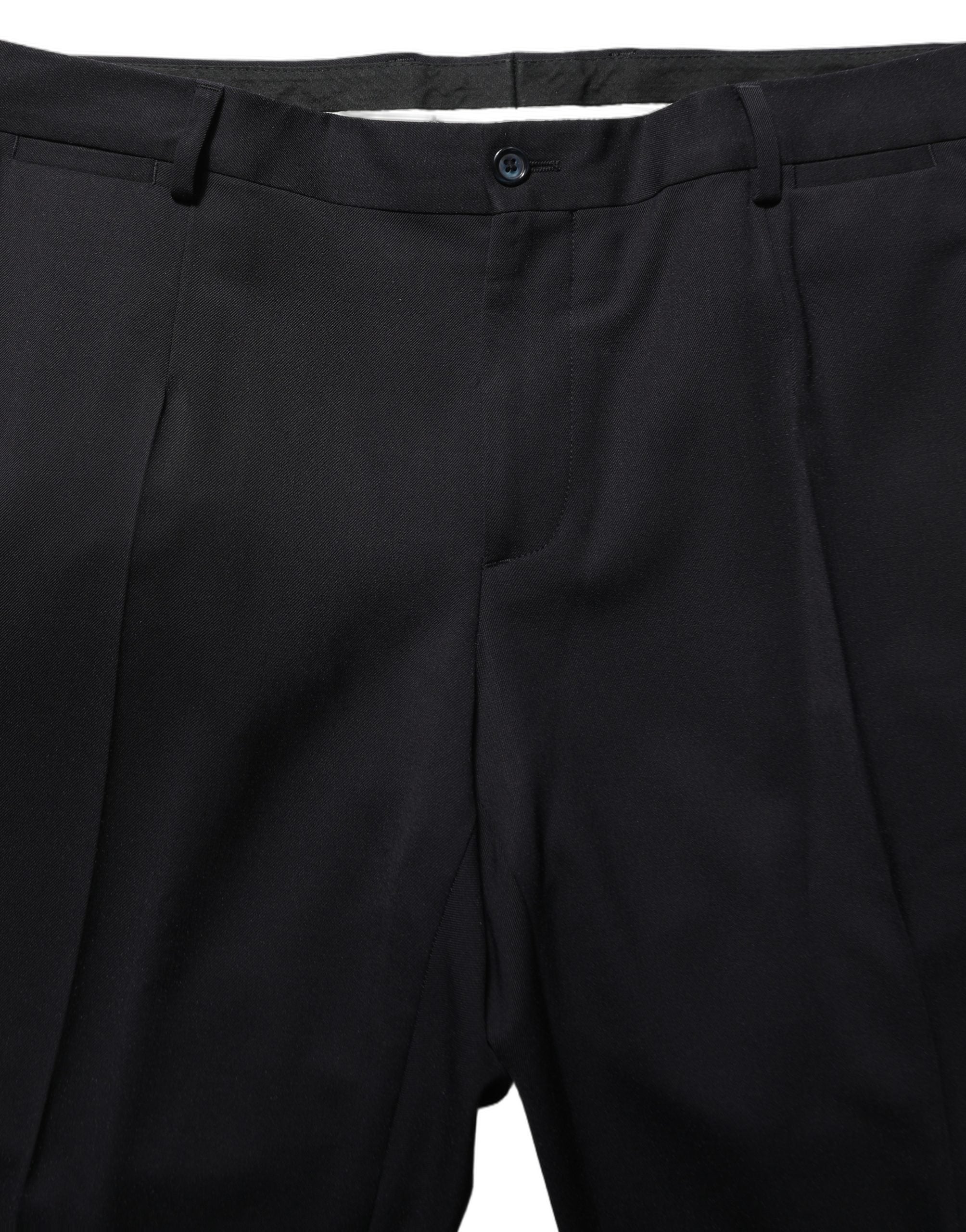 Dolce & Gabbana Dark Blue Wool Slim Fit Formal Men 2 Piece Suit