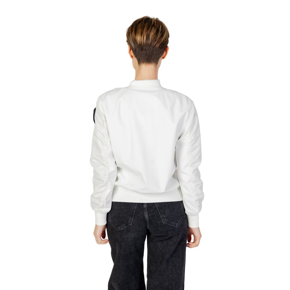 Blauer White Polyamide Bomber