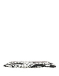 Dolce & Gabbana Black White Panda Print Nylon Clutch Men Pouch Borse Bag