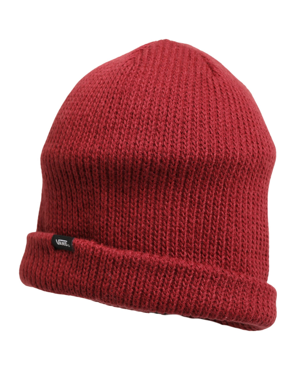 Vans Women Bordeaux Wool Knitted Winter Beanie Capello Hat
