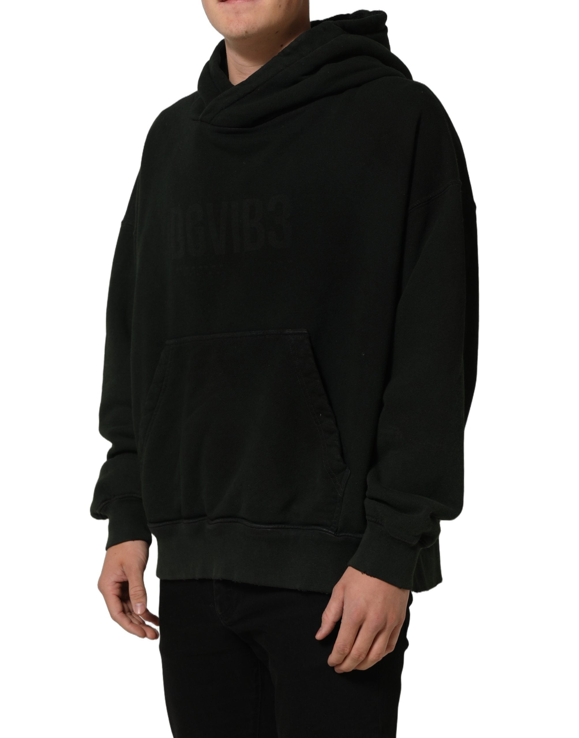 Dolce & Gabbana Black DGVIB3 Hooded Sweatshirt Men Sweater