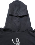 Dolce & Gabbana Black Anchor Print Hooded Sweatshirt Sweater