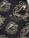Dolce & Gabbana Black Sacred Heart Cotton Sweatshirt Sweater