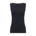 Wolford Black Modal Sleeveles T-Shirt