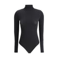 Wolford Black Cotton Bodysuit