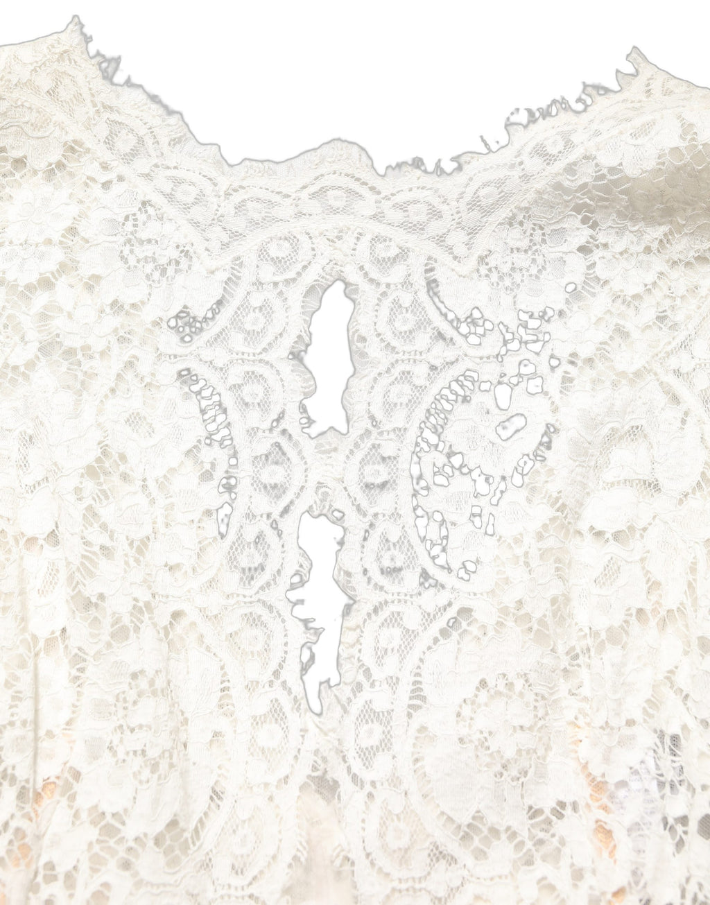 Dolce & Gabbana White Lace Viscose Sheath Long Gown Dress