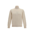 Brunello Cucinelli Beige Cashmere Turtleneck