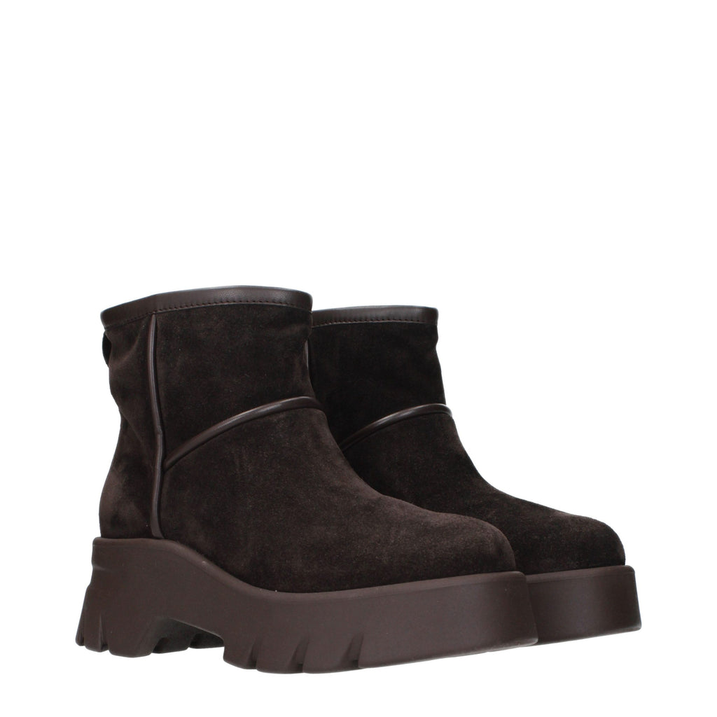 Gianvito Rossi Brown Leather Ankle Boots