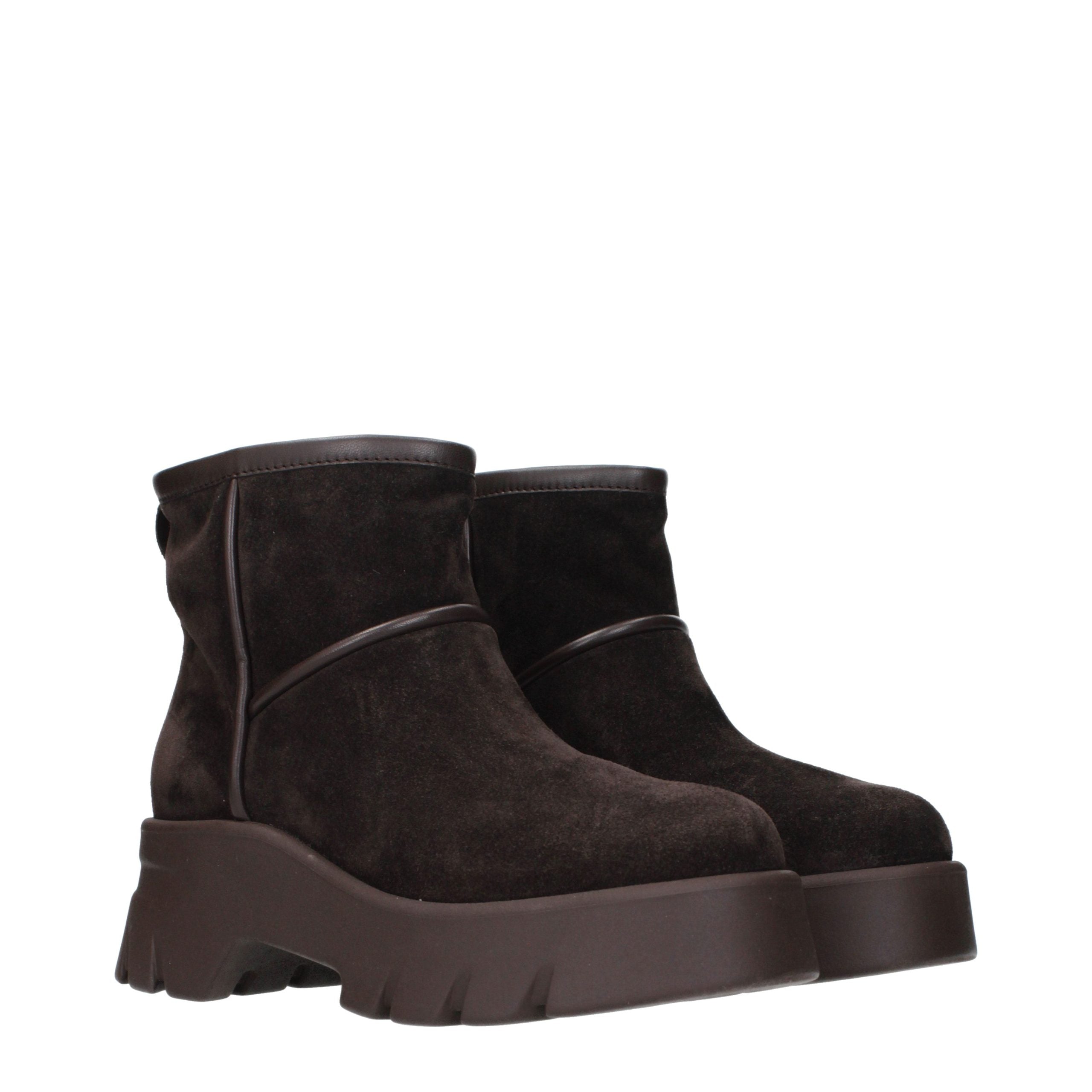 Gianvito Rossi Brown Leather Ankle Boots