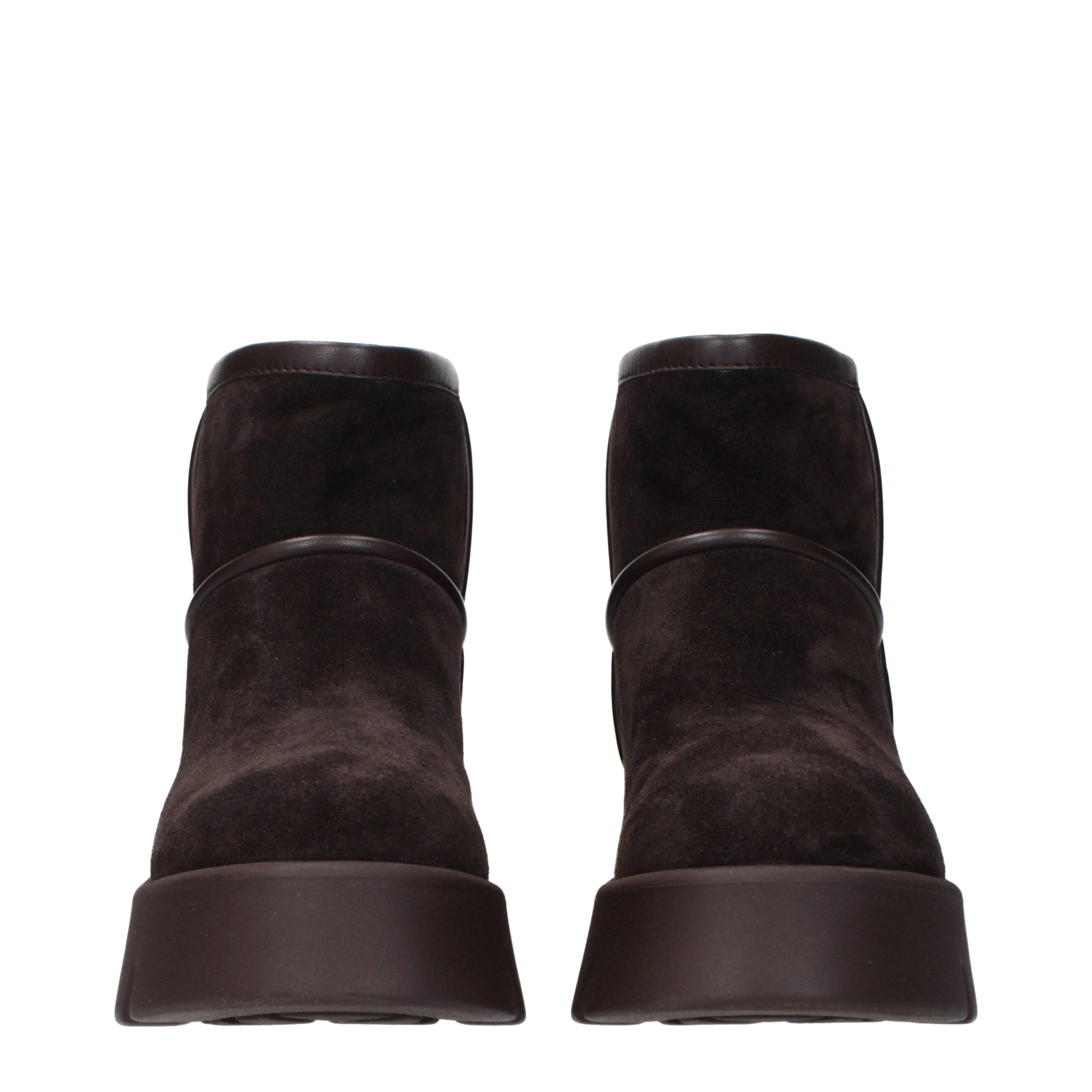 Gianvito Rossi Brown Leather Ankle Boots