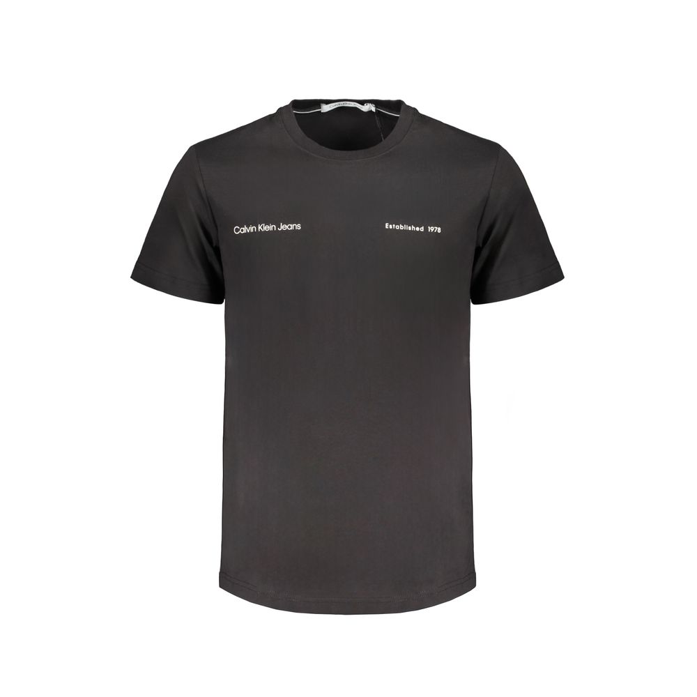 Calvin Klein Black Cotton Men's T-Shirt