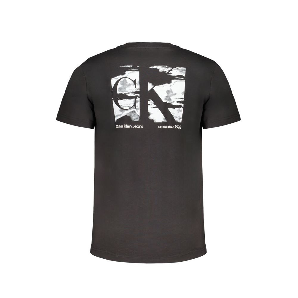 Calvin Klein Black Cotton Men's T-Shirt