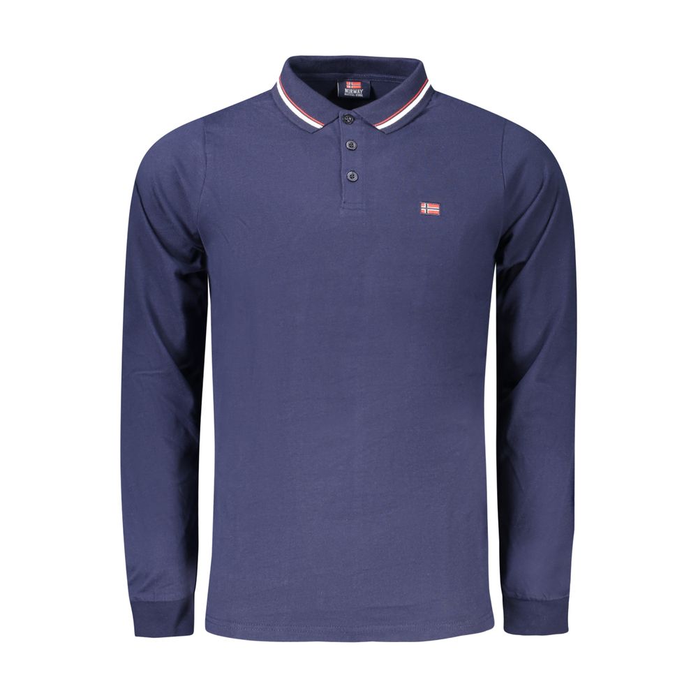 Norway 1963 Blue Cotton Men's Polo
