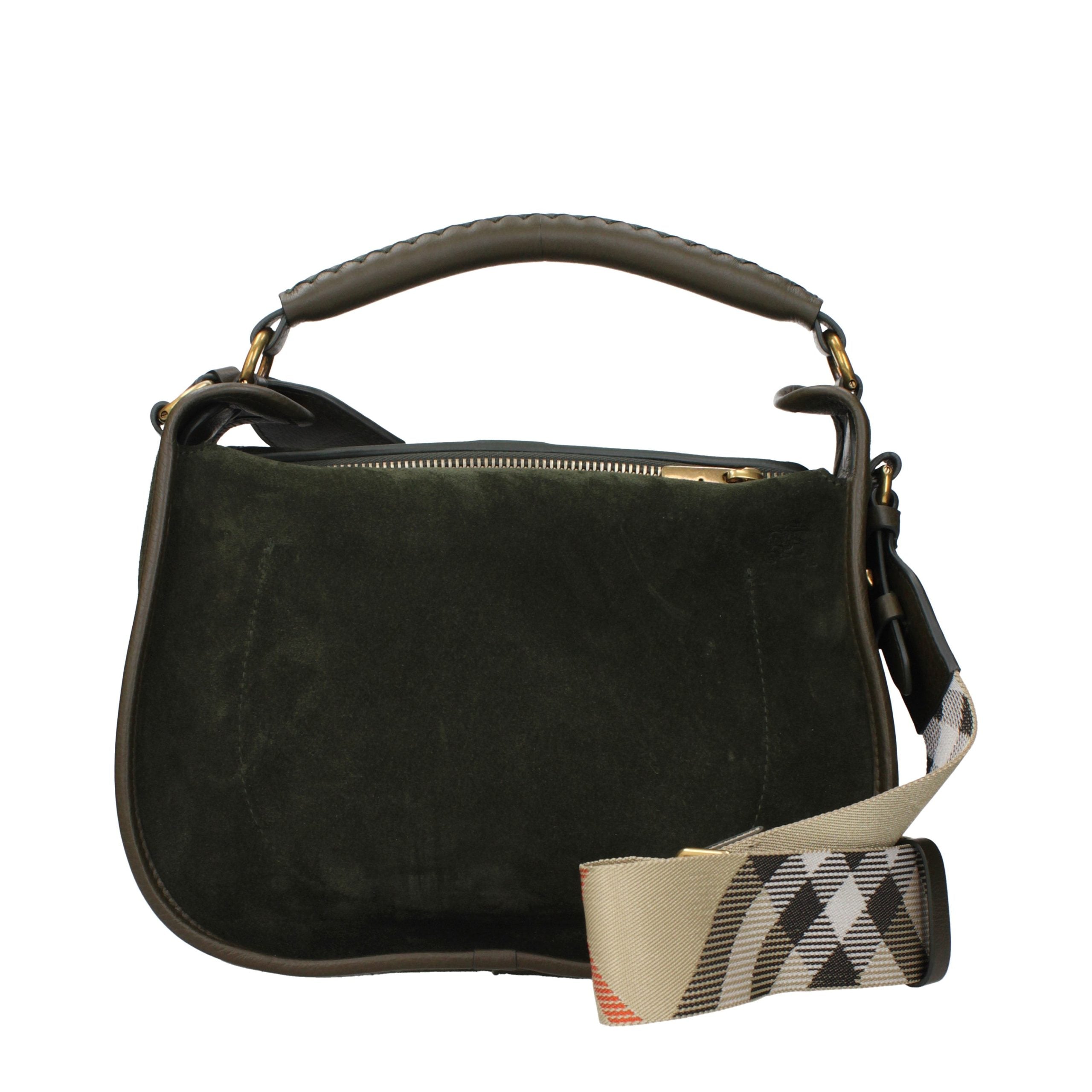 Burberry Green Leather Handbag