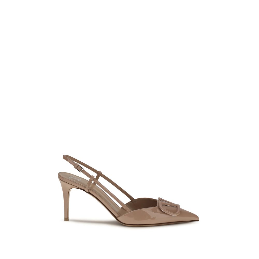 Valentino Garavani Multicolor Calf Leather Bos Taurus High Heel Pumps