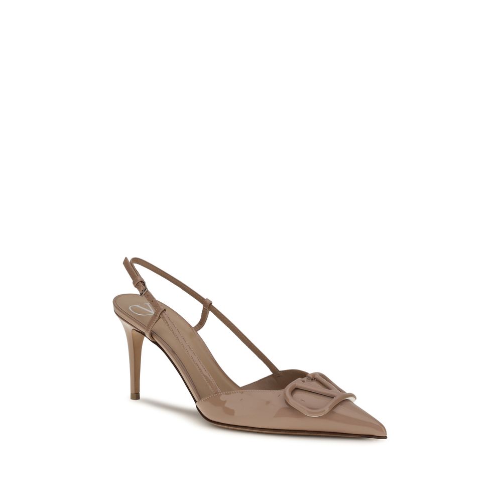 Valentino Garavani Multicolor Calf Leather Bos Taurus High Heel Pumps