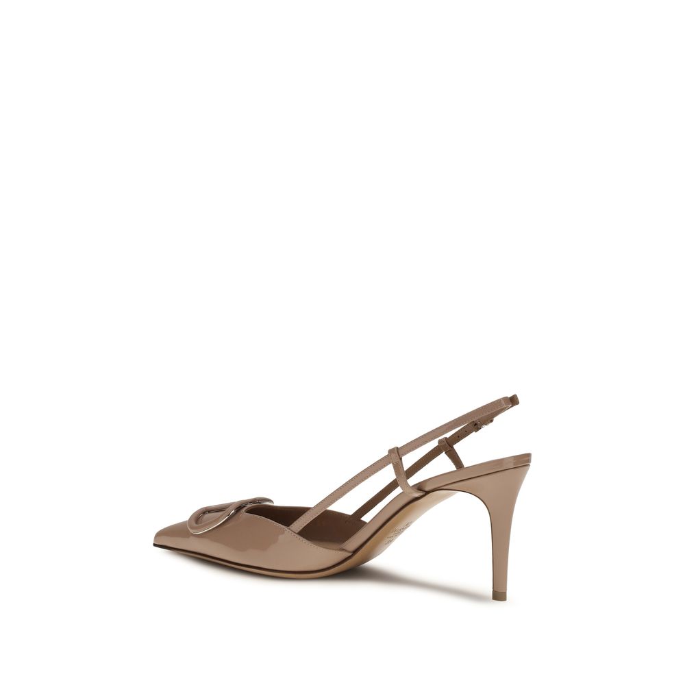 Valentino Garavani Multicolor Calf Leather Bos Taurus High Heel Pumps