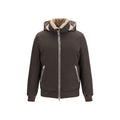 Brunello Cucinelli Brown Polyamide Bomber