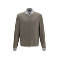 Brunello Cucinelli Bicolor Cashmere Bomber