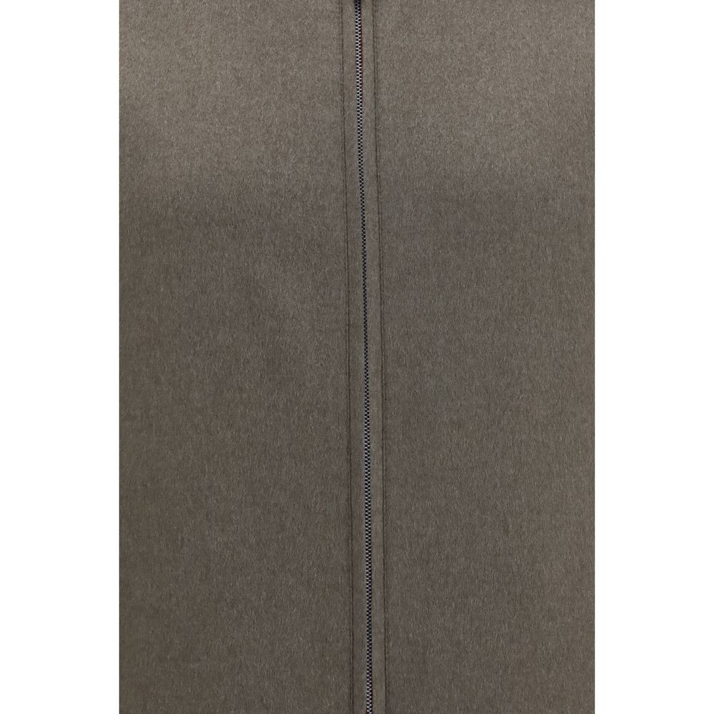 Brunello Cucinelli Bicolor Cashmere Bomber