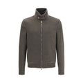 Brunello Cucinelli Gray Wool Oves Aries Full-Length Jacket