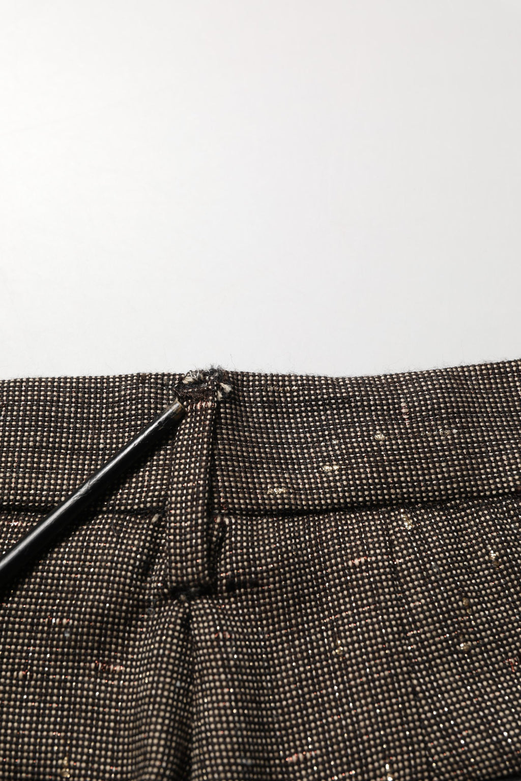 Dolce & Gabbana Dark Brown HighWaist Tapered Trouser Pants